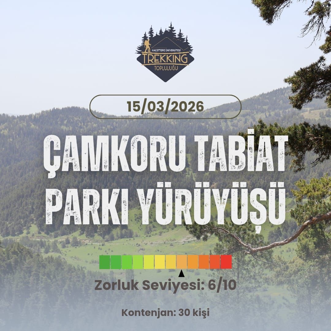 Çamkoru Tabiat Parkı Yürüyüşü