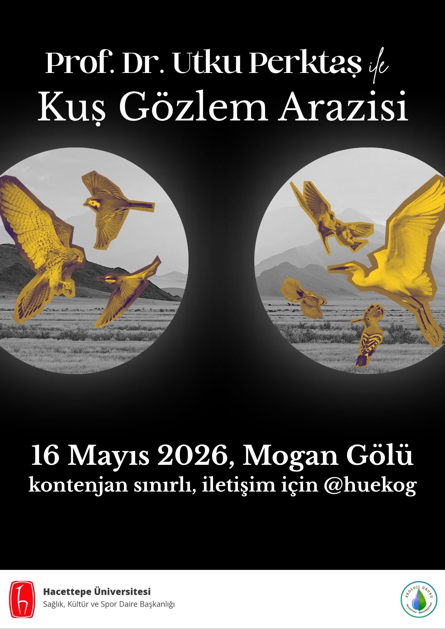 Prof. Dr. Utku Perktaş ile Kuş Gözlem Arazisi