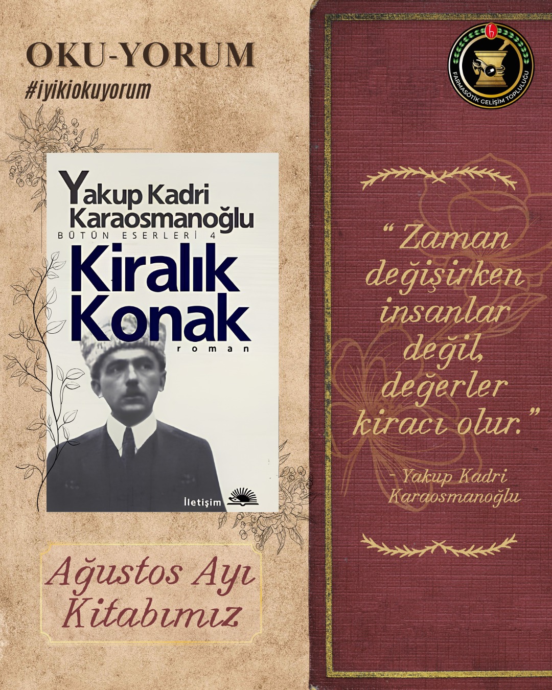 Ağustos Ayı OKU-YORUM Etkinliği