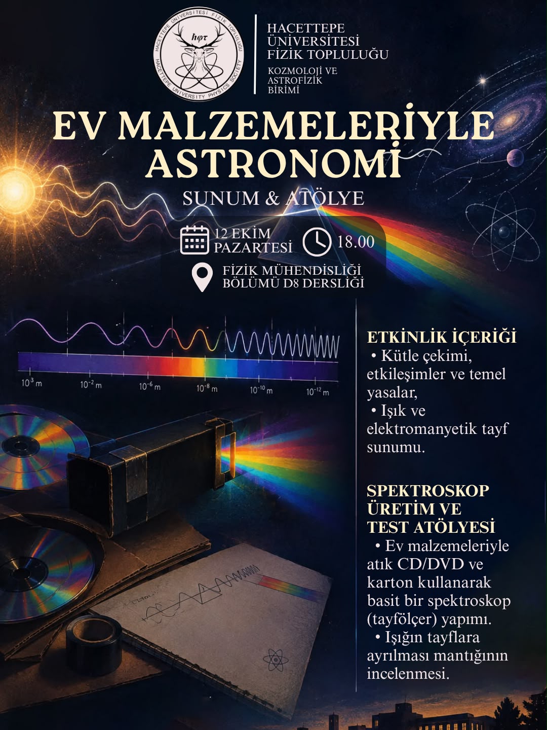 Ev Malzemeleriyle Astronomi