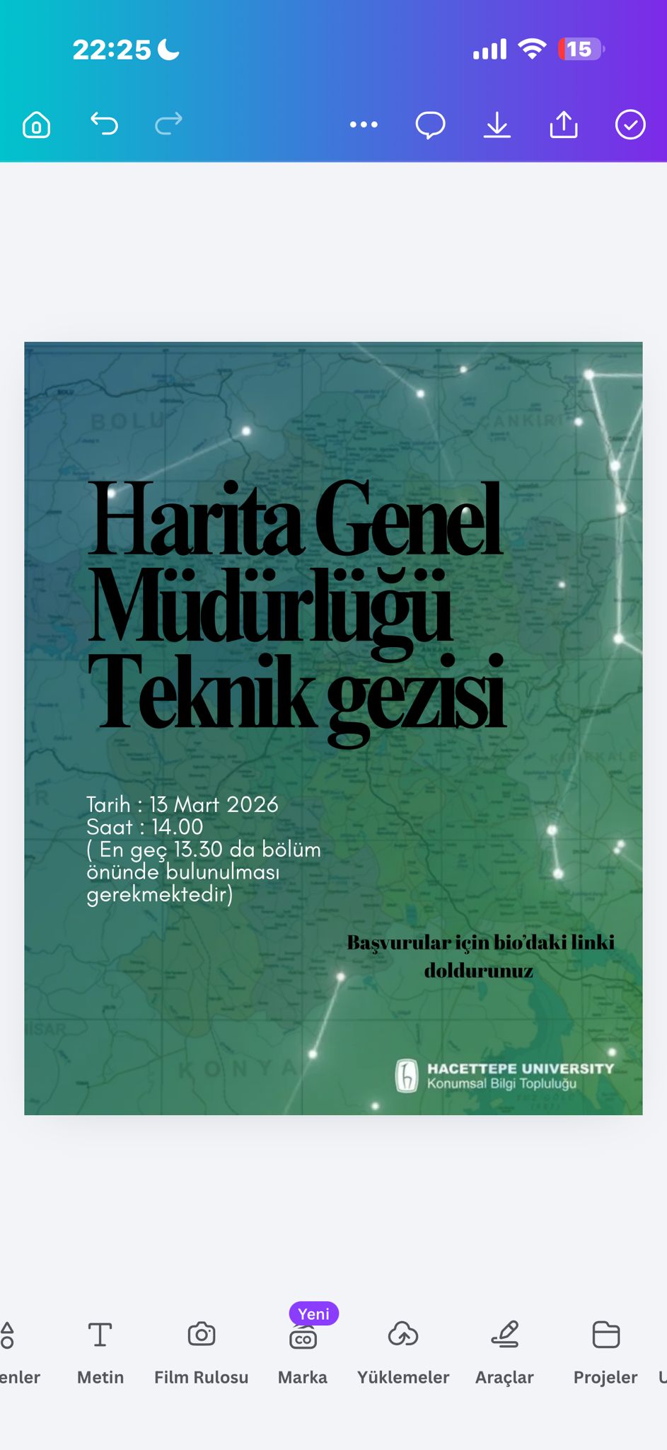 Harita Genel Müdürlüğü Teknik Gezisi