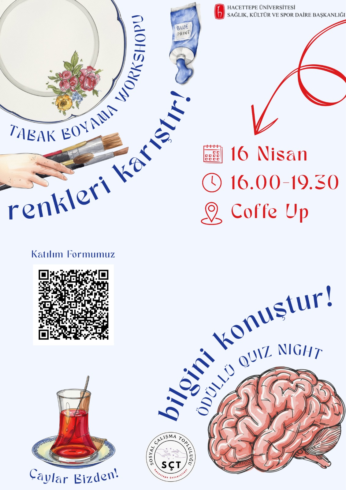 TABAK BOYAMA WORKSHOP & QUİZ NİGHT