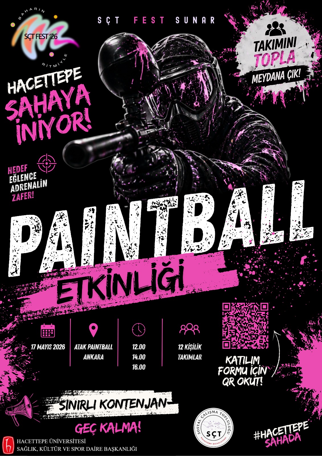 SÇT FEST'26 : PAİNTBALL ETKİNLİĞİ