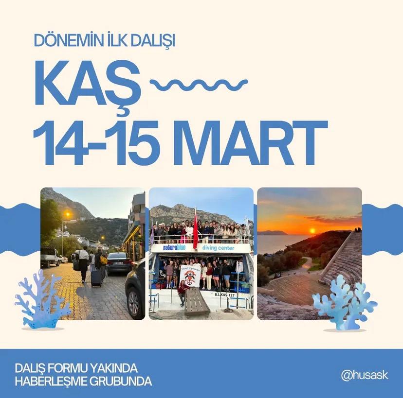 14-15 MART KAŞ DALIŞI