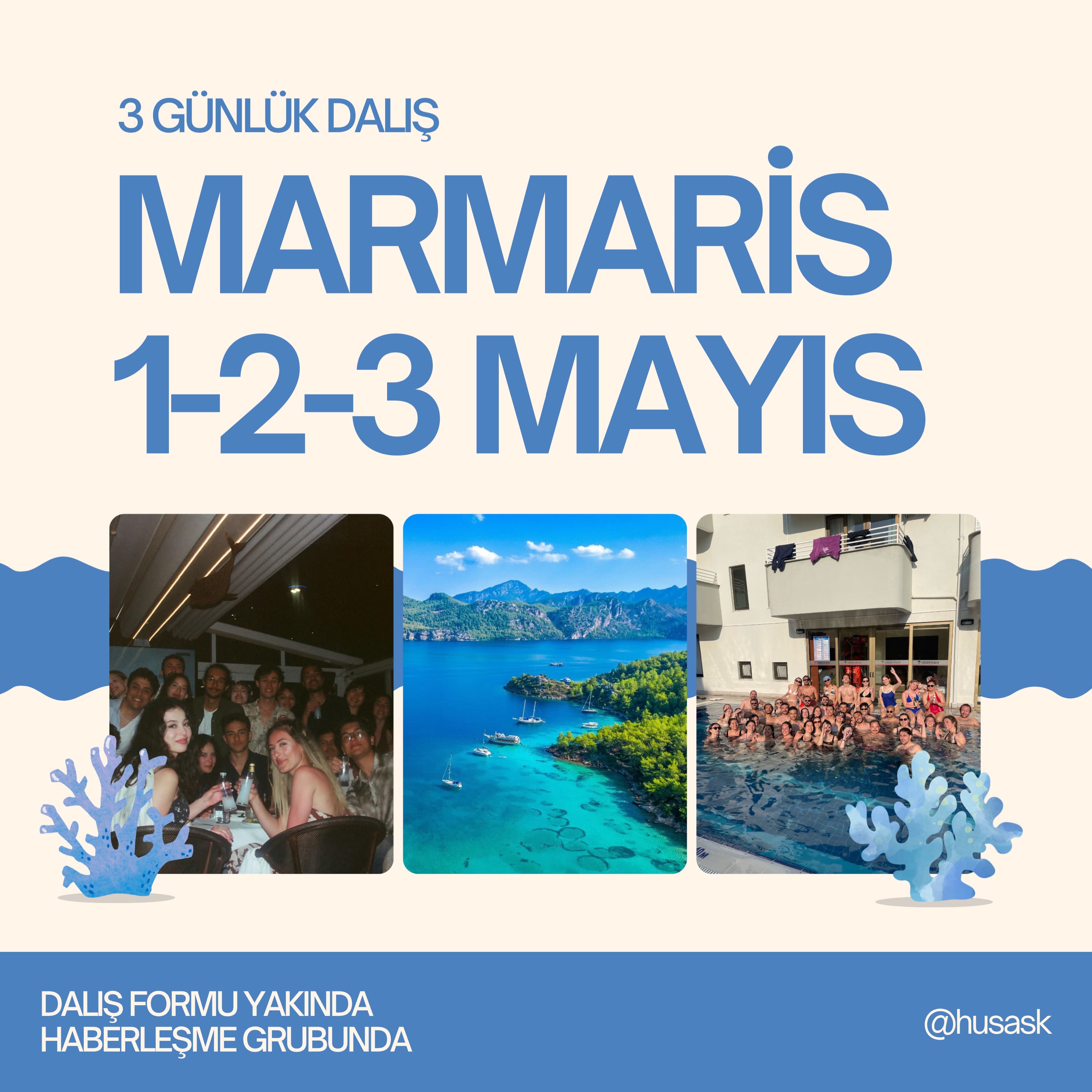 1-2-3 Mayıs Marmaris Dalışı
