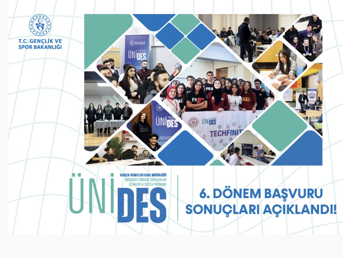 ÜNİDES 6. dönem Sonuçları Açıklandı: Gençlerin Projelerine Tam Destek!