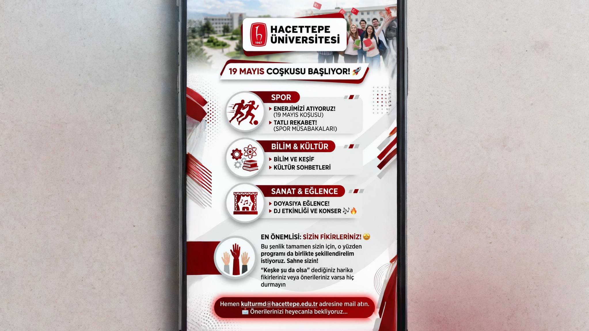 Kampüste 19 Mayıs coşkusu başlıyor!